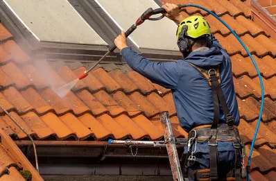 Démoussage et hydrofuge de toiture à Portes